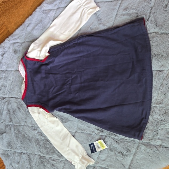 Ralph Lauren White/Navy Jumper, Toddler Girl 4T, New With Tags - Picture 7 of 14